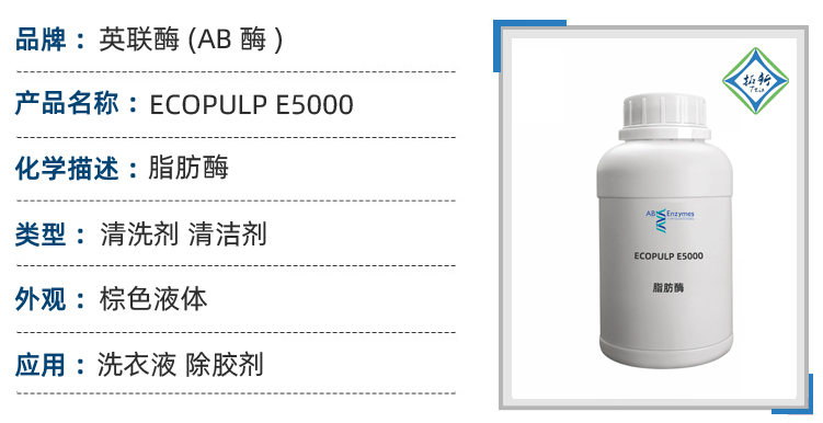 ECOPULP E5000英联酶脂肪酶织物油脂污渍清洗回收纸浆除胶剂 第1张 ECOPULP E5000英联酶脂肪酶织物油脂污渍清洗回收纸浆除胶剂 第1张